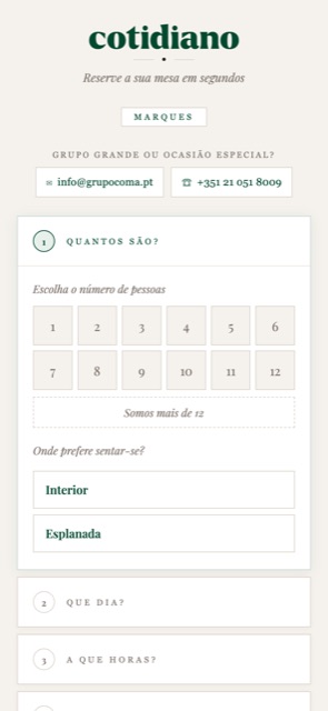 Reservas de Cotidiano